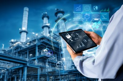 Smart,Industry,4.0,Mangement,Control,System,Concept.hands,Holding,Tablet,On
